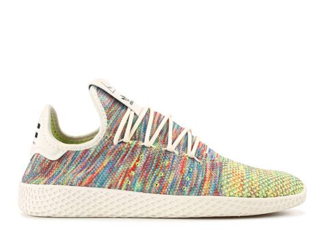 adidas tennis hu weiß grau|Pharrell x Tennis Hu Primeknit 'Multi.